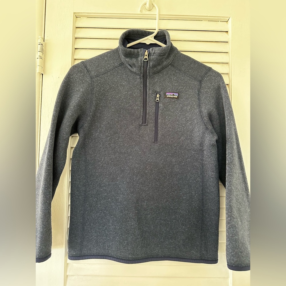 Boys Patagonia Better Sweater Navy  Boys Size 10